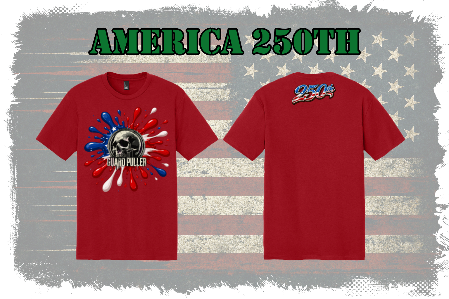 Guard Puller “America 250” Tri-Blend Tee – Legacy in Motion