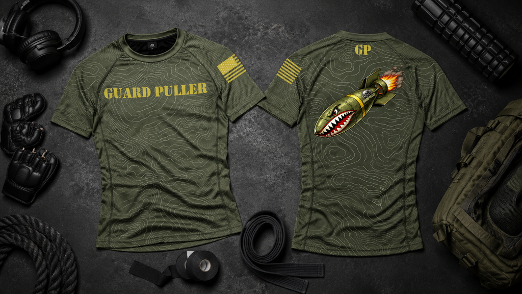 MGRS Shark Bomb Military Grapplers Rashguard