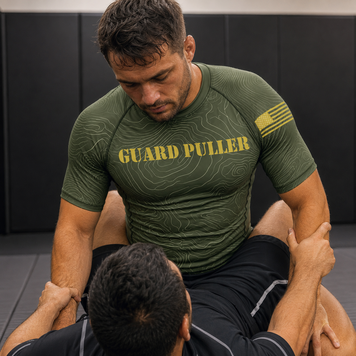 MGRS Topographic Military Grapplers Rashguard