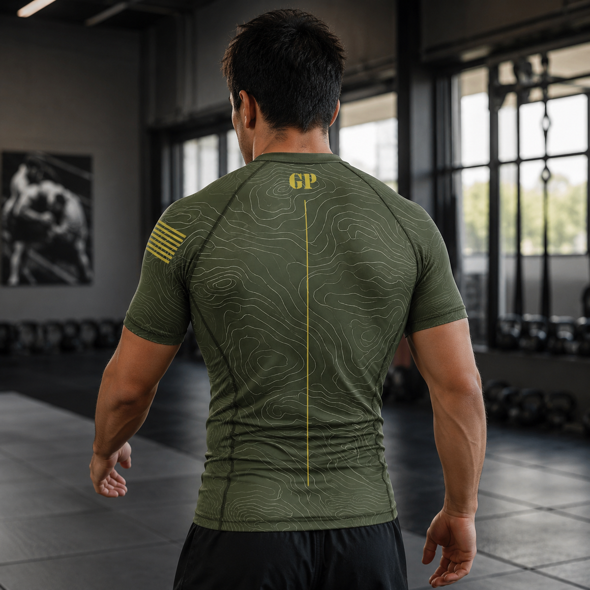 MGRS Topographic Military Grapplers Rashguard