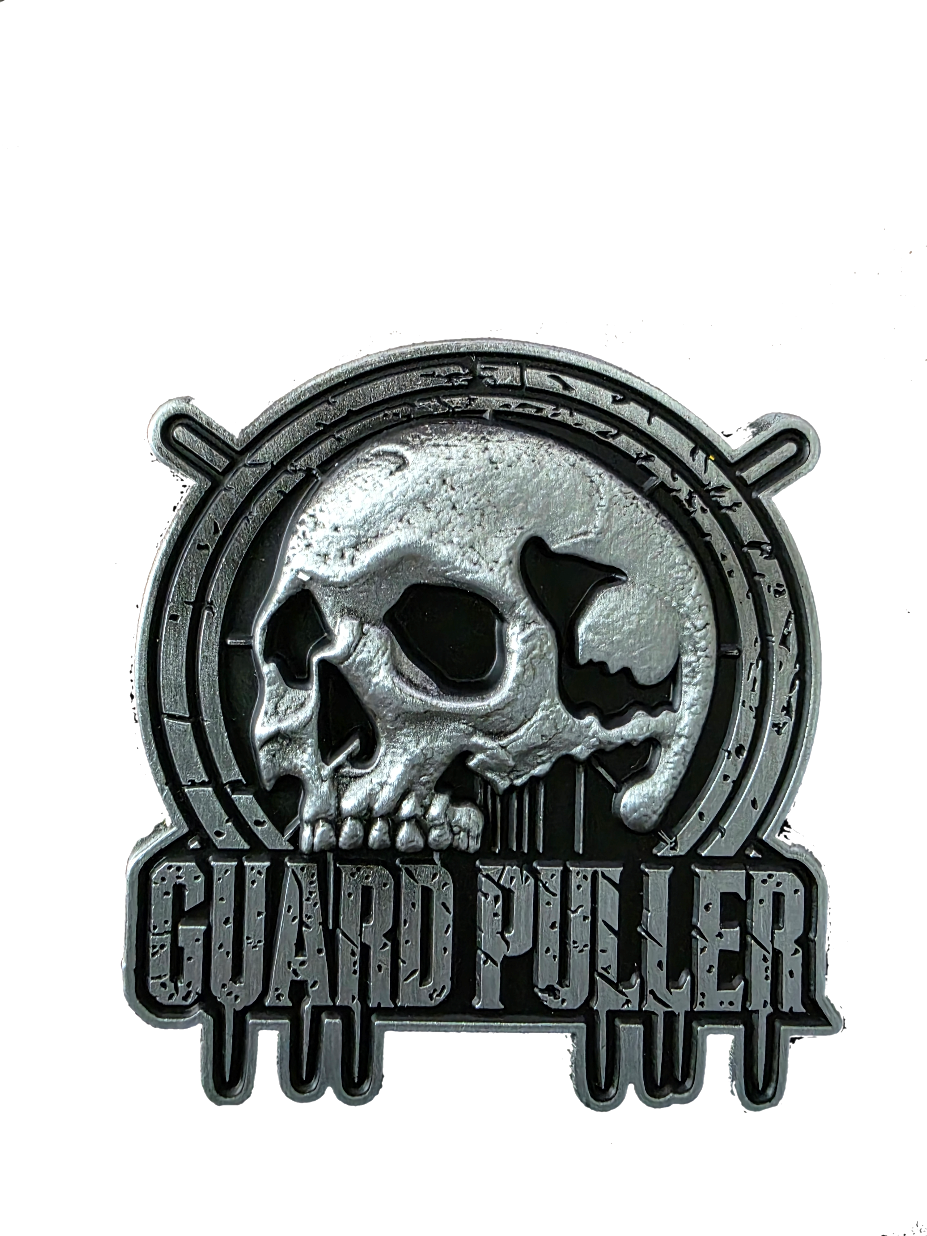Guard Puller Skull Challenge Coin – Custom Logo Shaped Collectible Coin