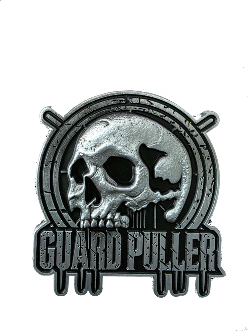 Guard Puller Skull Challenge Coin – Custom Logo Shaped Collectible Coin